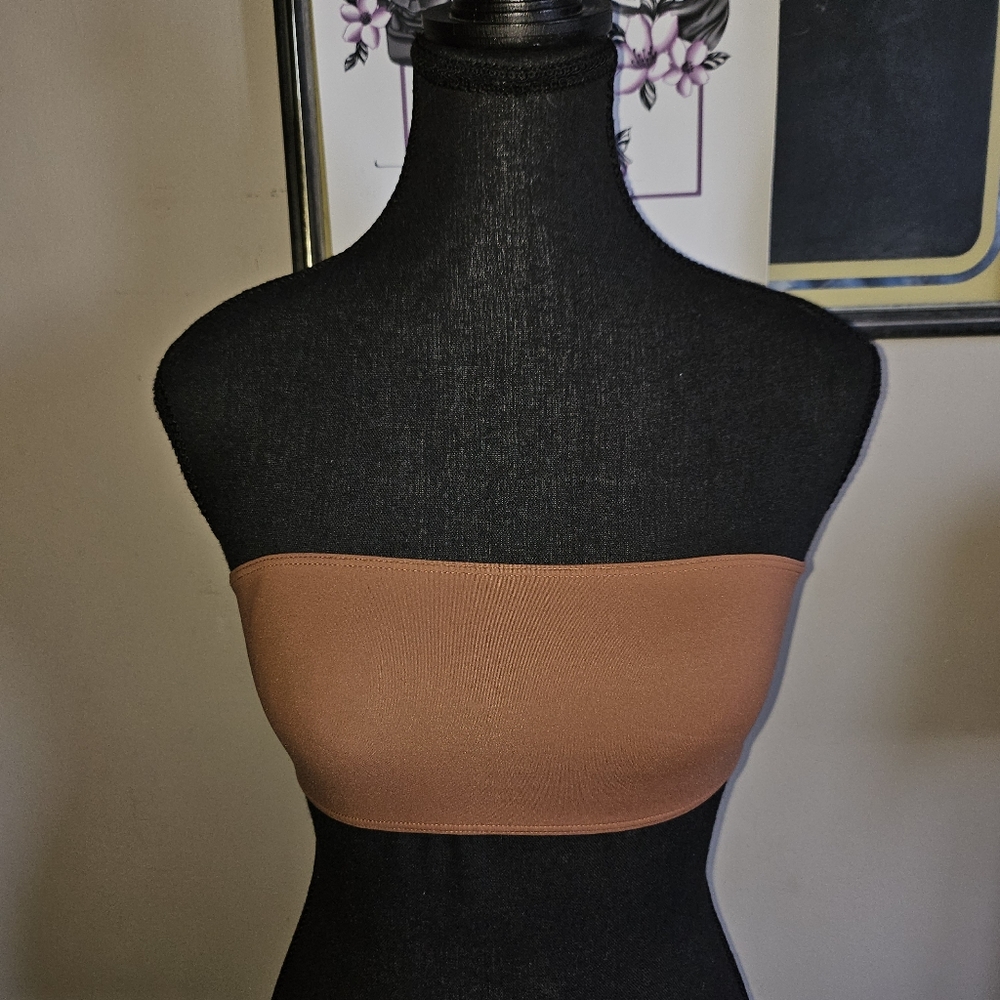 5 For $25✨️Aritzia Balaton Brown Bralete Bandeau Tube Top Women Extra Small (xs)